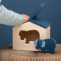 Trixie Baby Maison en bois boîte à formes Mrs. Elephant - Trixie