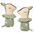 Maileg Bambi hochet Dusty mint