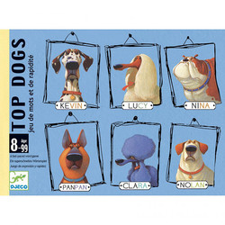 Djeco jeu de cartes - jeu de mots Top Dogs +8 ans