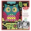 Coloriages velours animaux dans le noir - Djeco