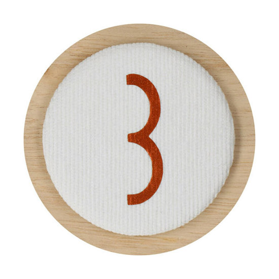 Liezelijn Chiffres de couronne d'anniversaire Liezelijn cuivre 3-4-5-6