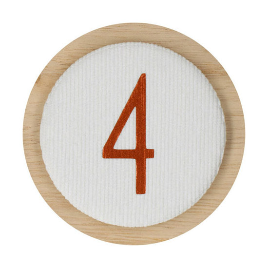 Liezelijn Chiffres de couronne d'anniversaire Liezelijn cuivre 3-4-5-6