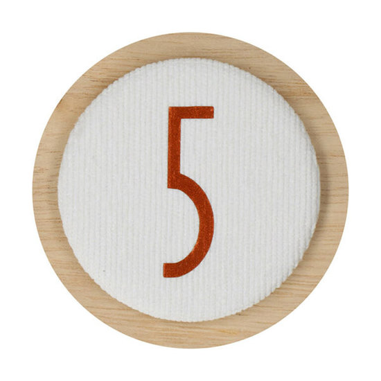 Liezelijn Chiffres de couronne d'anniversaire Liezelijn cuivre 3-4-5-6