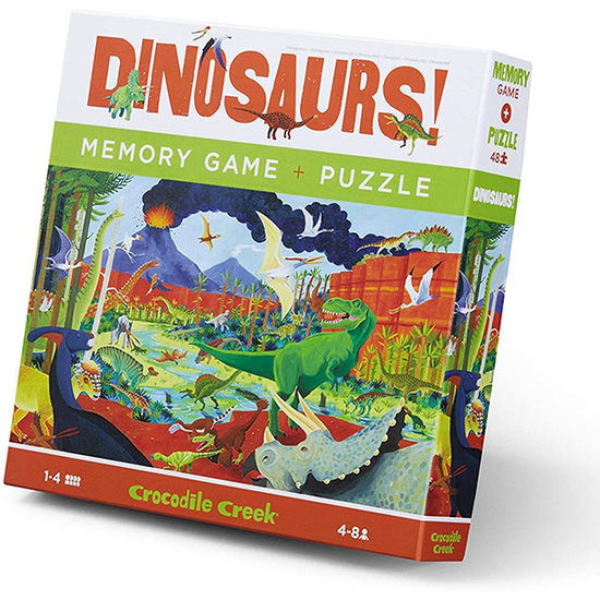 Crocodile Creek Crocodile Creek jeu de mémoire et puzzle dinosaures