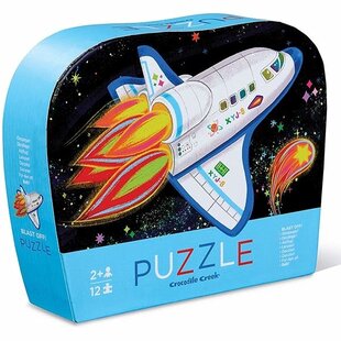 Crocodile Creek mini puzzle Blast Off 12pcs