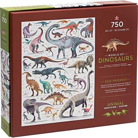 Crocodile Creek Crocodile Creek puzzle World of Dinosaurs 750pièces