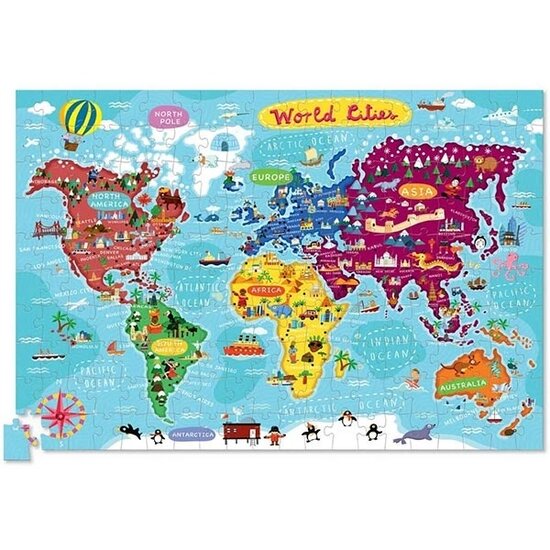 Crocodile Creek Crocodile Creek puzzle Villes du monde 200 pièces