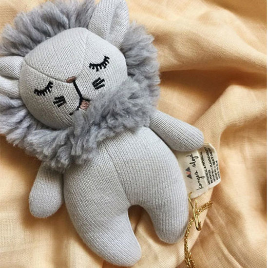Konges Slojd Hochet Mini Lion grey - Konges Slojd