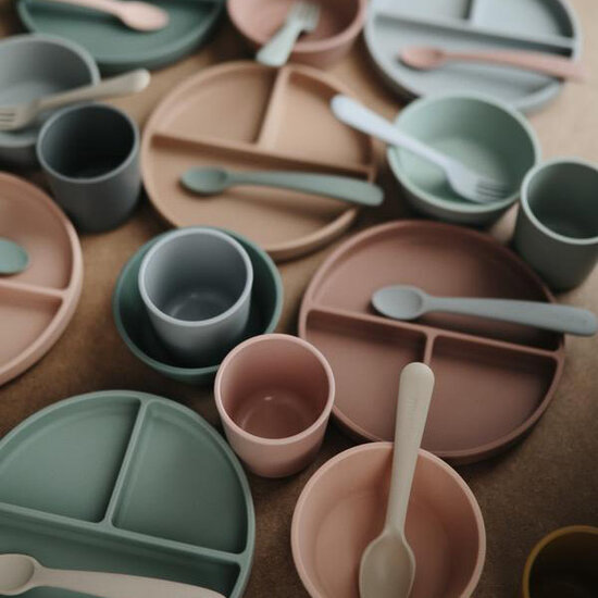 Mushie Mushie bol à ventouse en silicone Stone