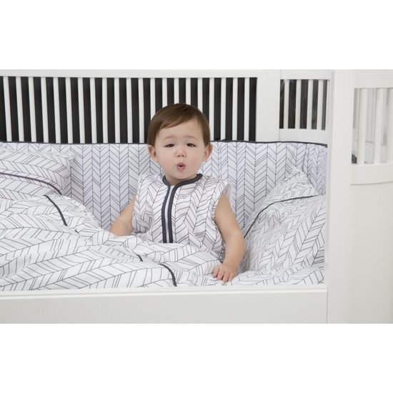 Little Dutch Little Dutch tour de lit - White Leaves