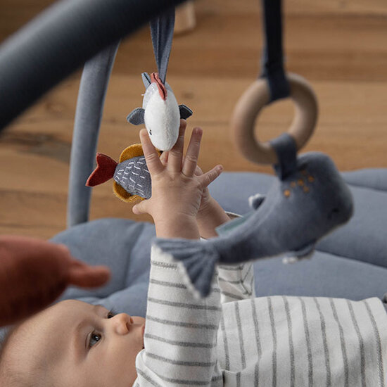 Little Dutch Little Dutch tapis d'activités coquille Ocean blue