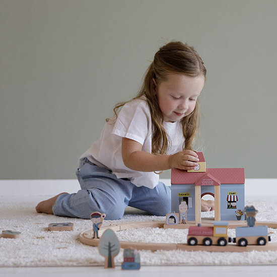 Little Dutch Little Dutch circuit de train extension - gare