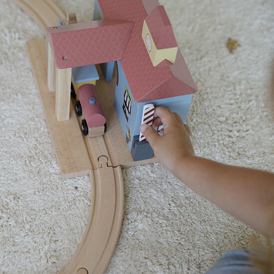 Little Dutch Little Dutch circuit de train extension - gare