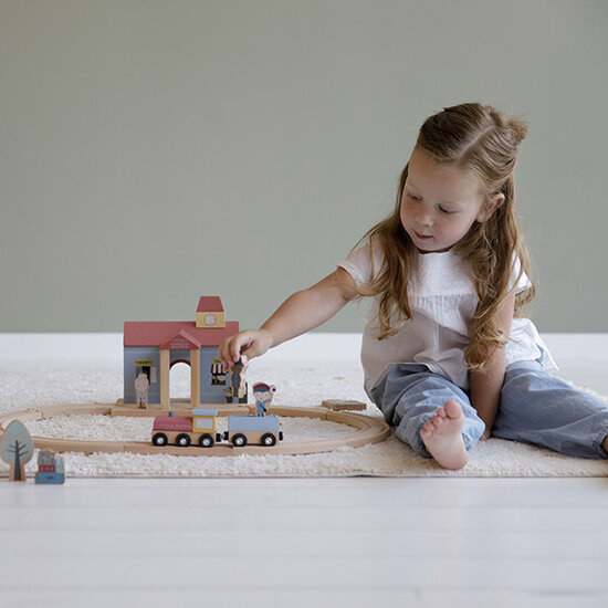 Little Dutch Little Dutch circuit de train extension - gare