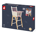 Janod speelgoed Janod chaise haute poupée Candy Chic