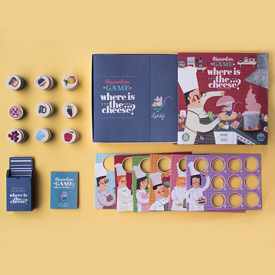 Londji Londji Where is the cheese - jeu de mémoire