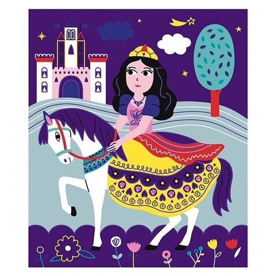 Janod speelgoed Janod kit créatif scratch art Princesses