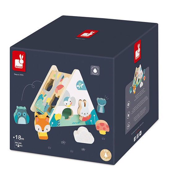 Janod speelgoed Janod boîte à formes Pure