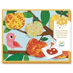 Djeco peindre avec des billes Nature multicolore