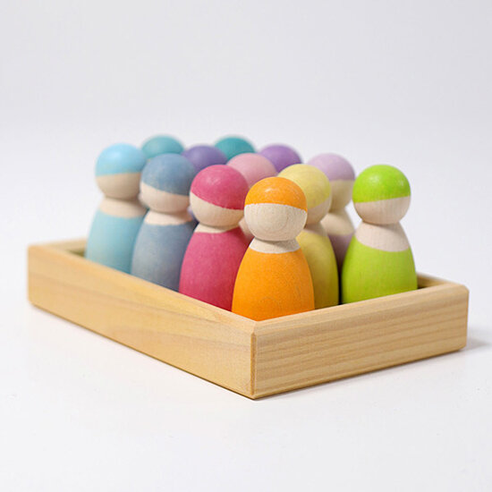 Grimm's Grimm's amis arc-en-ciel pastel 12 pièces