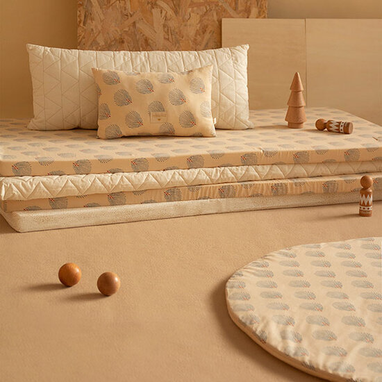 Nobodinoz tipi en accessoires Coussin Laurel Blue Gatsby - Cream - Nobodinoz