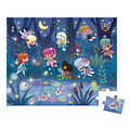 Janod speelgoed Janod puzzle fées et nénuphars 36pcs + 4ans