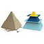 Quut Quut Pira Vintage Blue + Yellow jouet de plage