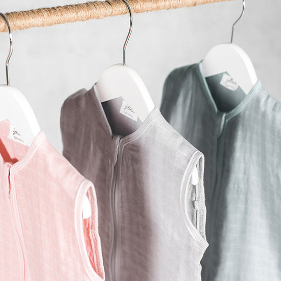 Jollein Jollein gigoteuse été mousseline 70cm Soft grey