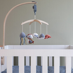 Little Dutch mobile musical en bois Ocean Blue