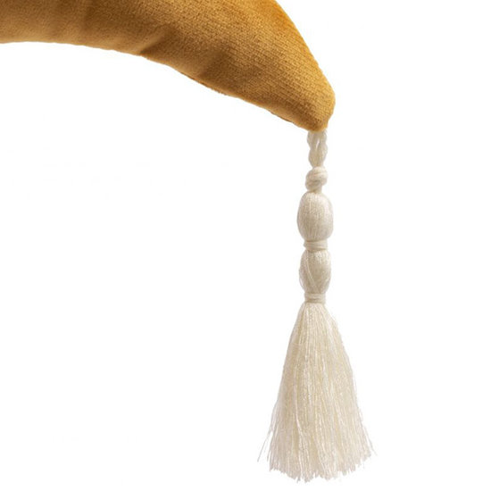 Nobodinoz tipi en accessoires Coussin Pierrot Moon Farniente Jaune - Nobodinoz