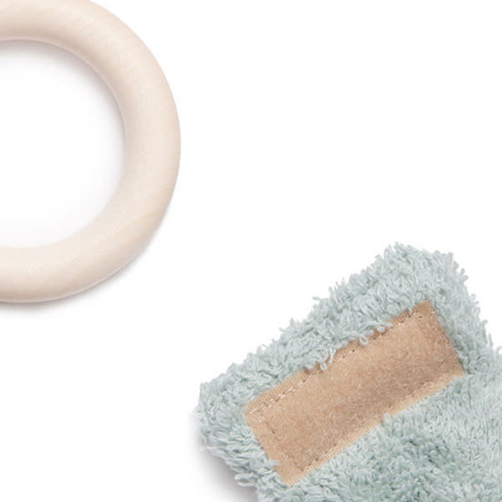 Nobodinoz tipi en accessoires Anneau de dentition Bunny Green 7cm - Nobodinoz