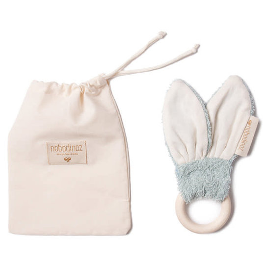 Nobodinoz tipi en accessoires Anneau de dentition Bunny Green 7cm - Nobodinoz