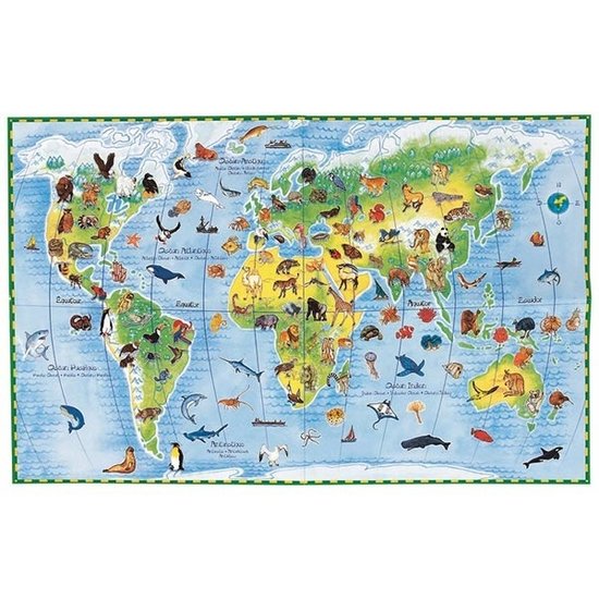 Djeco Djeco puzzle Les animaux du monde 100pcs