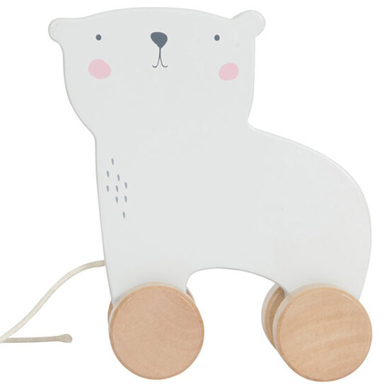 Little Dutch Jouet à tirer ours polaire - Little Dutch