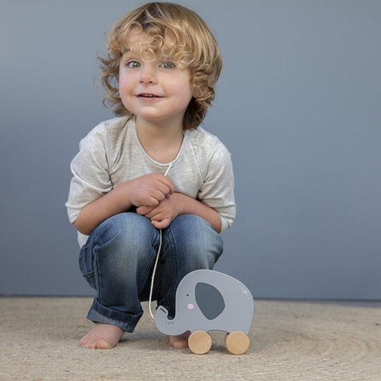 Little Dutch Jouet à tirer éléphant - Little Dutch