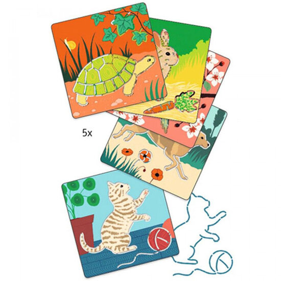 Djeco Djeco pochoirs petits compagnons