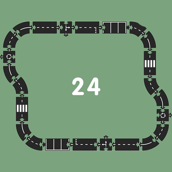 Waytoplay Waytoplay circuit 24 pièces - grande route