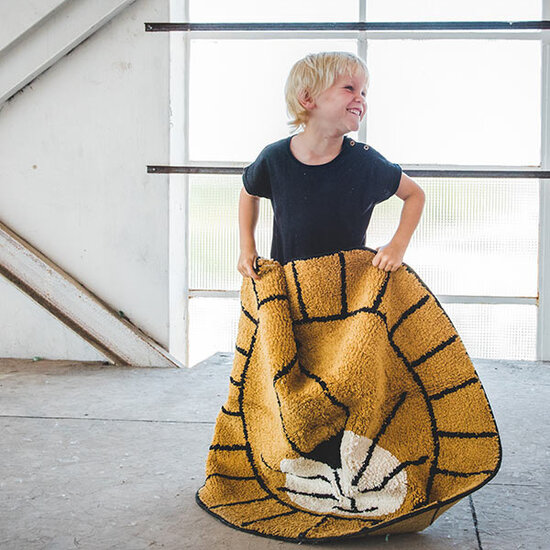 Tapis Petit Tapis Lion 100 x 100 cm - Tapis Petit