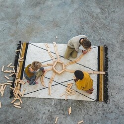 Tapis Etnic Ocher 120 x 170 cm - Tapis Petit
