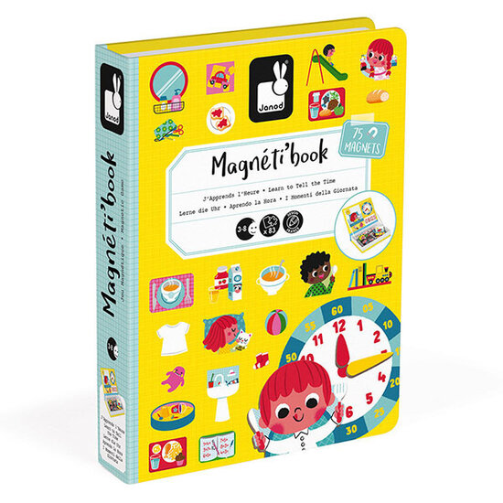 Janod speelgoed Magnetibook J'apprends l'heure - Janod