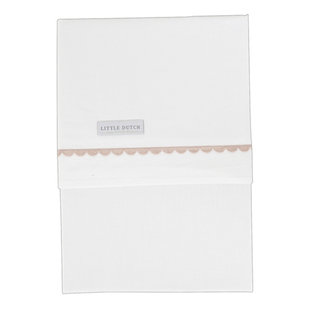 Drap de lit Little Dutch - Spring Flowers - pink rounded