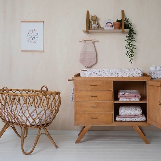 Little Dutch Drap de lit Little Dutch - Spring Flowers - pink rounded