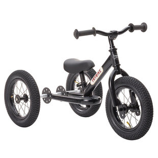 Trybike Steel draisienne 2-en-1 Noir