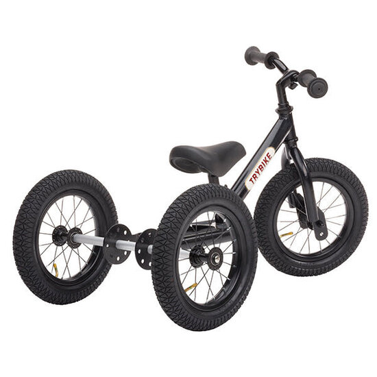 Trybike Loopfietsen Trybike Steel draisienne 2-en-1 Noir