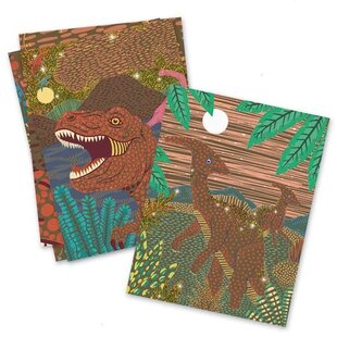Djeco - cartes à gratter - Dinosaures