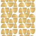 Pom Le Bonhomme Stickers muraux demi cercles or - Pöm Le Bonhomme - lot de 84