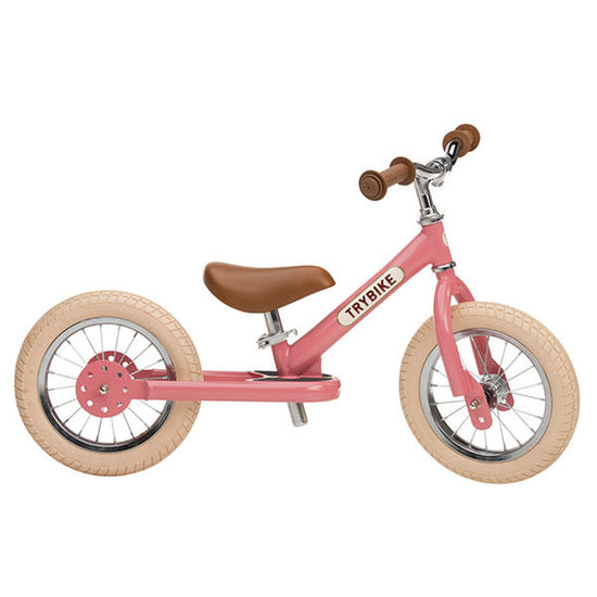 Trybike Loopfietsen Trybike Steel draisienne Vintage Rose