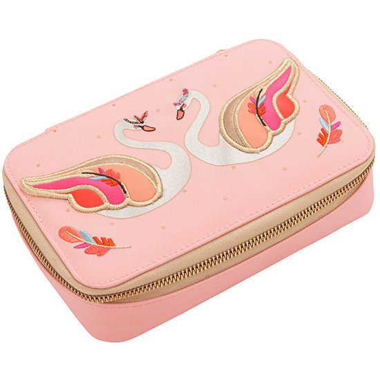 Jeune Premier boekentas Trousse remplie Jeune Premier Pearly Swans