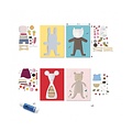 Djeco Boîte de bricolage amusant collages pour les petits - Animaux drôles - Djeco