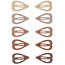 Konges Slojd Barrettes heart Rouge pack - Konges Slojd